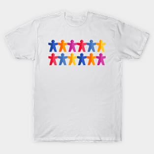 Paper People Chain T-Shirt